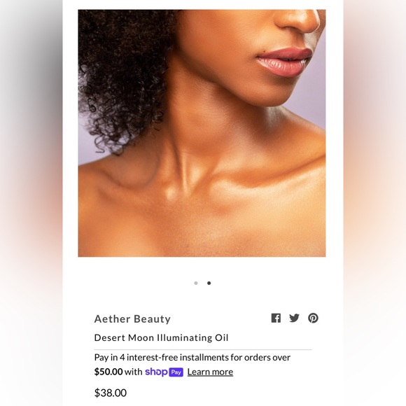 🦄✨NWT | ATHR BEAUTY Dessert Moon Illuminating Oil | Dry Oil | 30 ML ✨🦄 - Picture 8 of 8